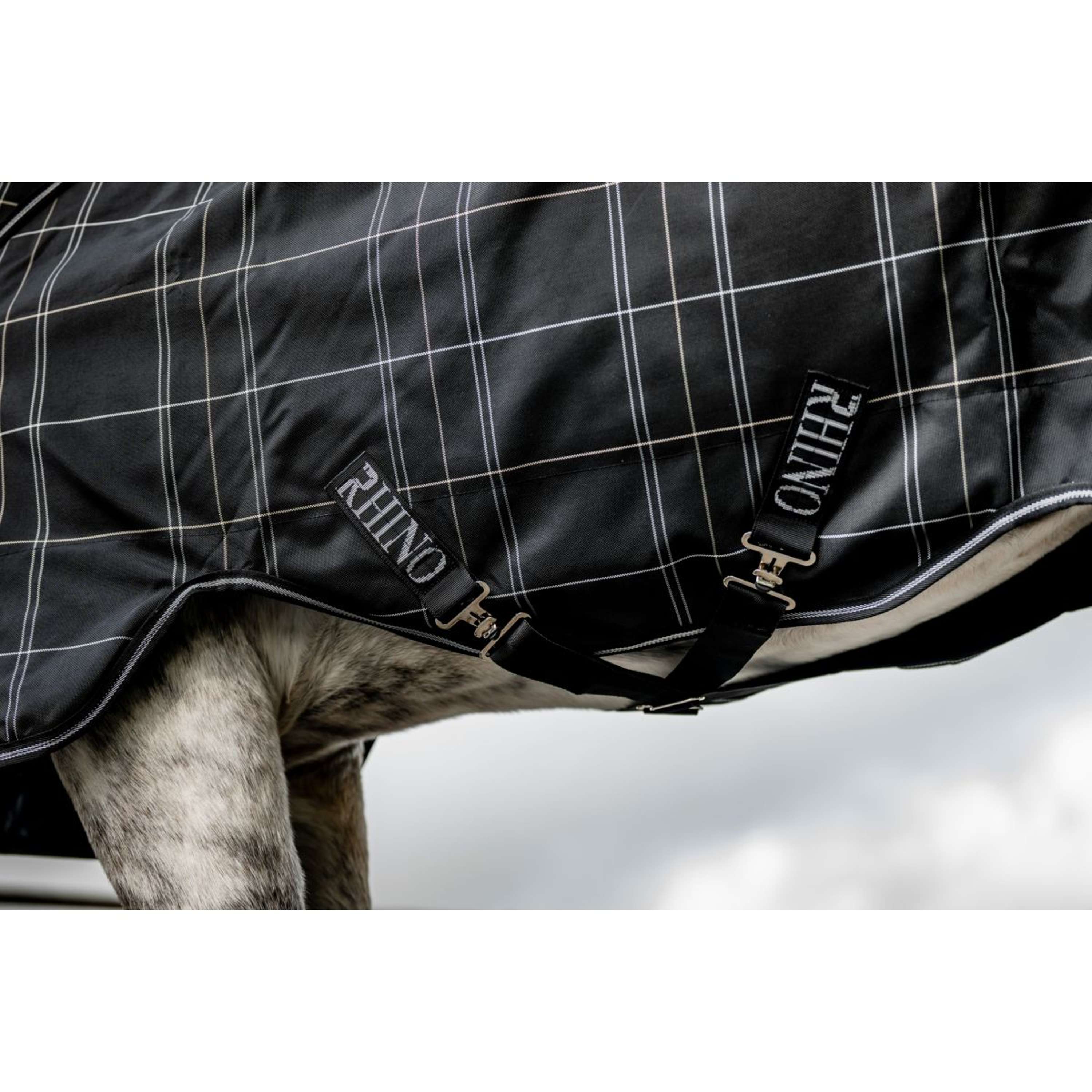 Rhino Turnout Plus Pony Bundle 0g + 200g Black Check/Black/White