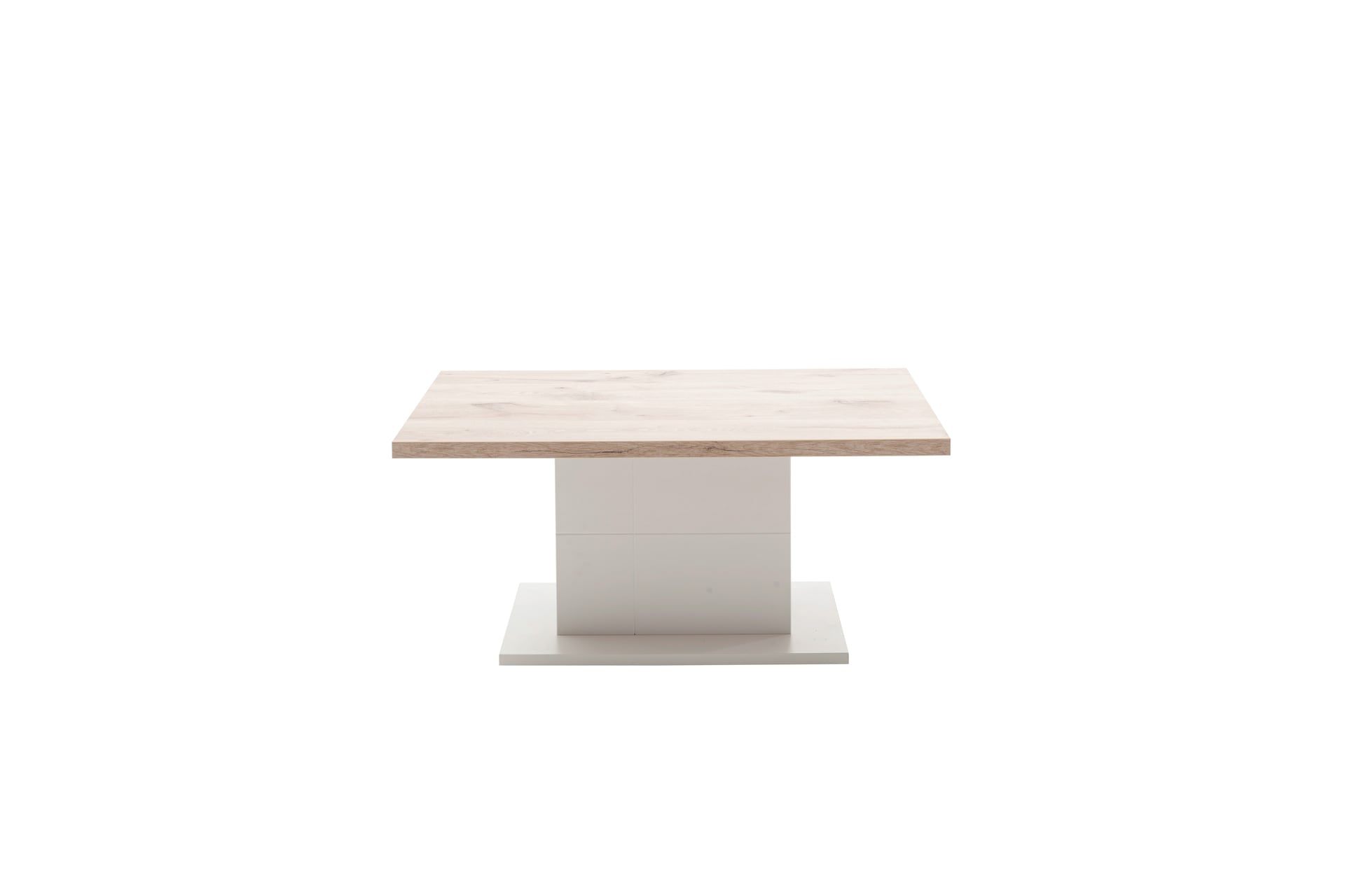 CASAVANTI Couchtisch AMANTEA 100x60 cm Weiß / Viking Oak