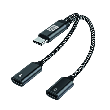 Carpoint splitter USB-C naar dubbele USB-C kabel