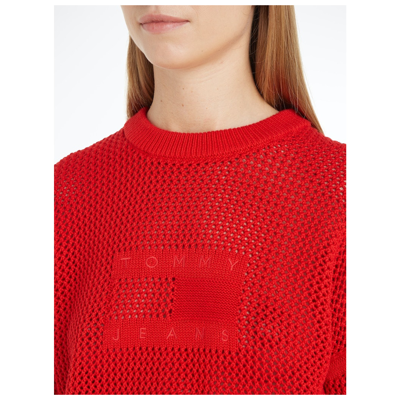 Tommy Jeans TJW OPEN STITCH FLAG SWEATER