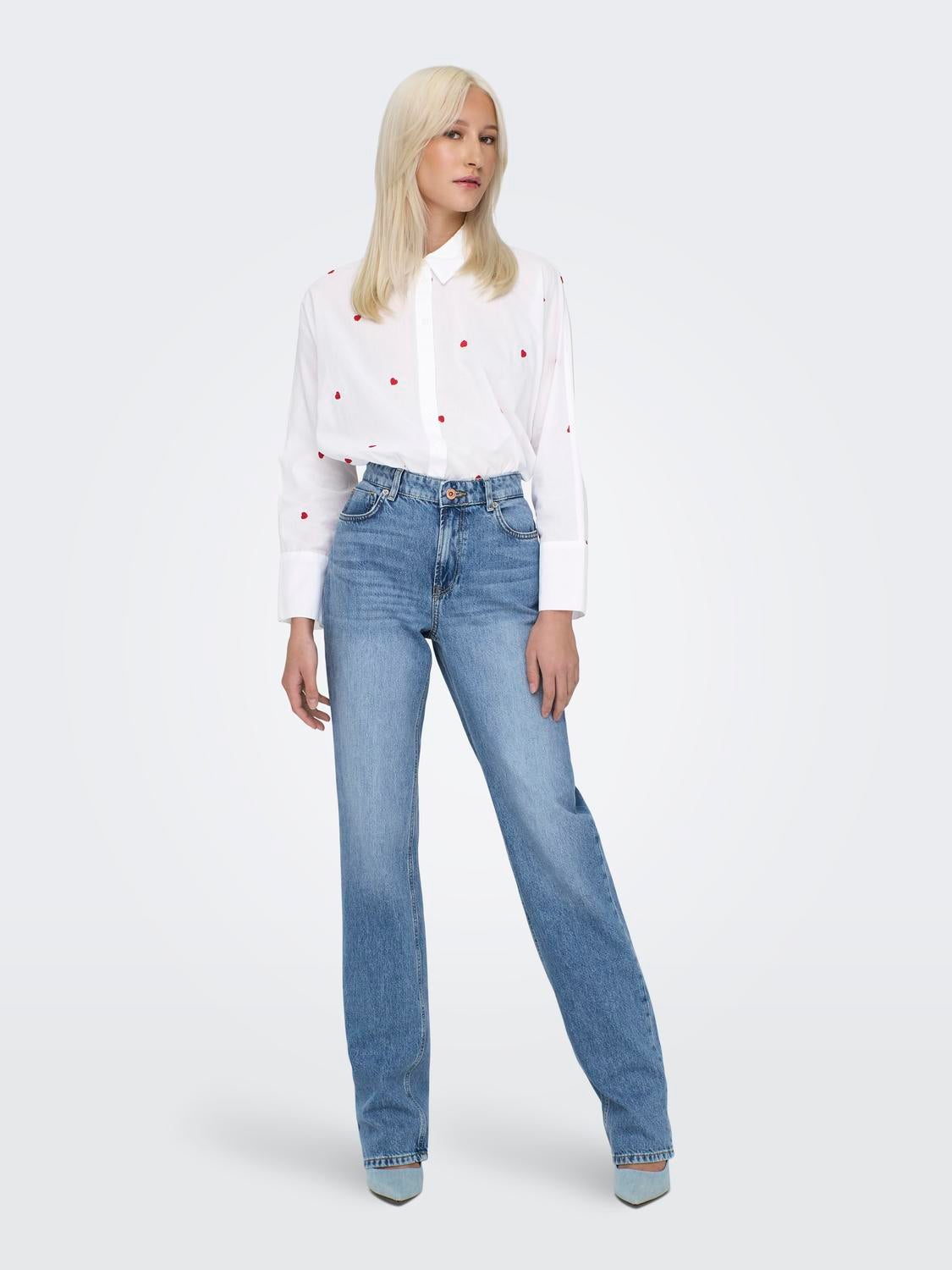 ONLNEW Hemd Bright White