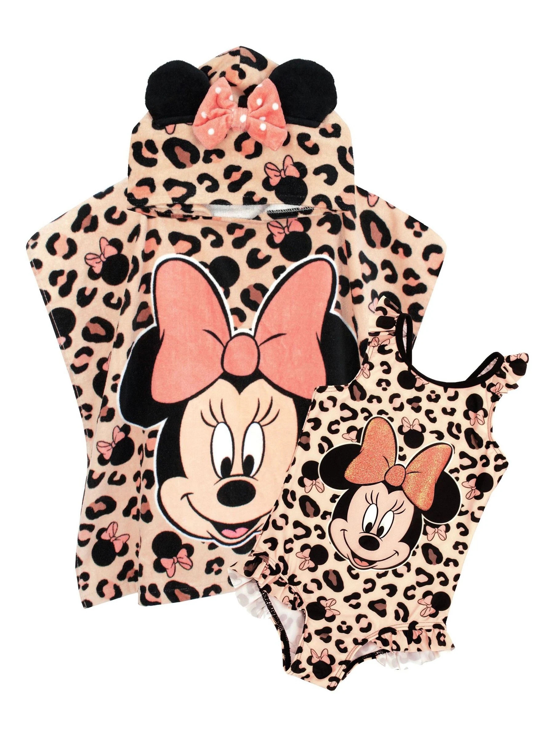 Vanilla Underground badpak en ponchoset met Minnie Mouse-personage