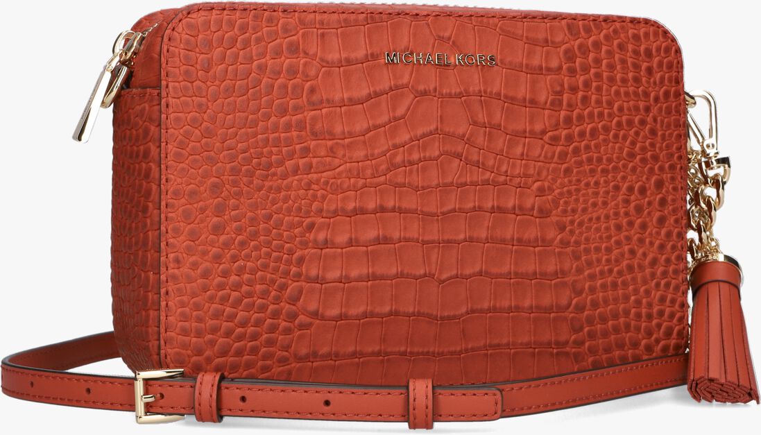 MICHAEL KORS oranje michael kors schoudertas md camera bag w pckt