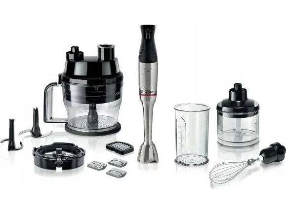 [OUTLET] - Bosch Serie | 6 ErgoMaster MSM6M8X1 - Stavblender - 1.2 kW - rustfrit stål