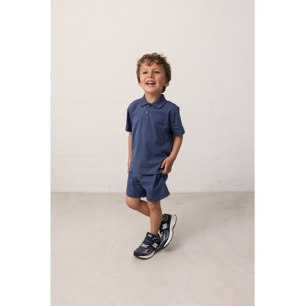 Køb MarMar Cotton Jersey Vintage Blue Paulo Shorts