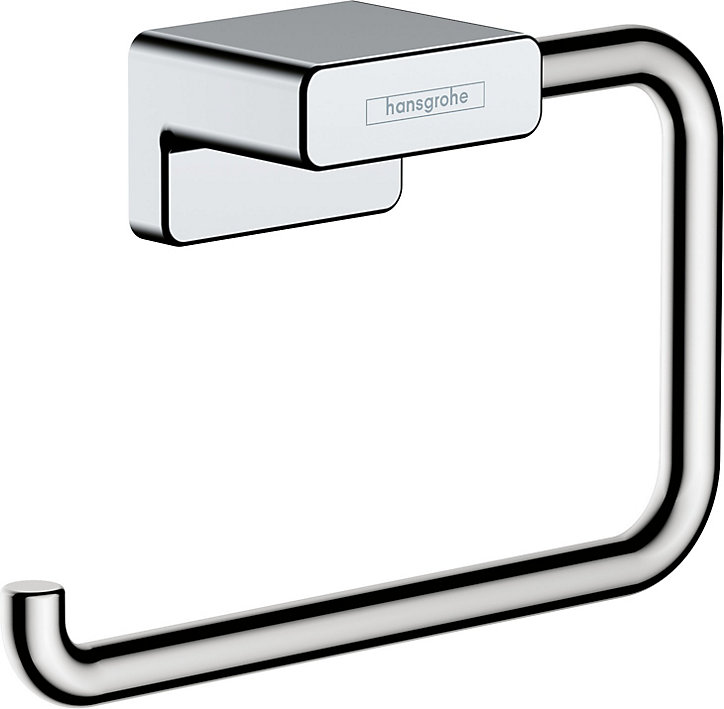 Porte rouleau papier toilette mural sans couvercle chromé Addstoris Hansgrohe
