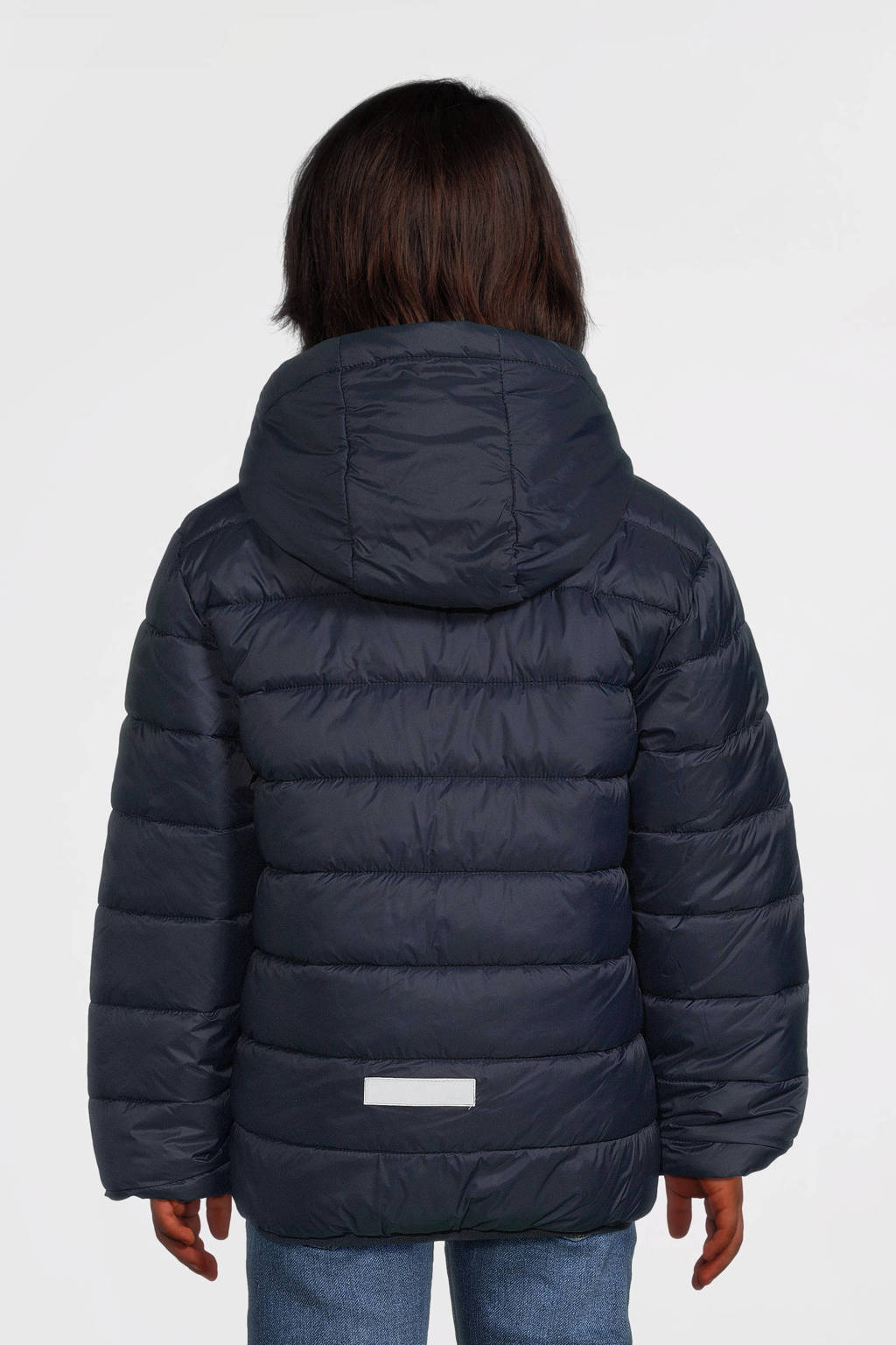NAME IT gewatteerde winterjas NKMMONAY donkerblauw