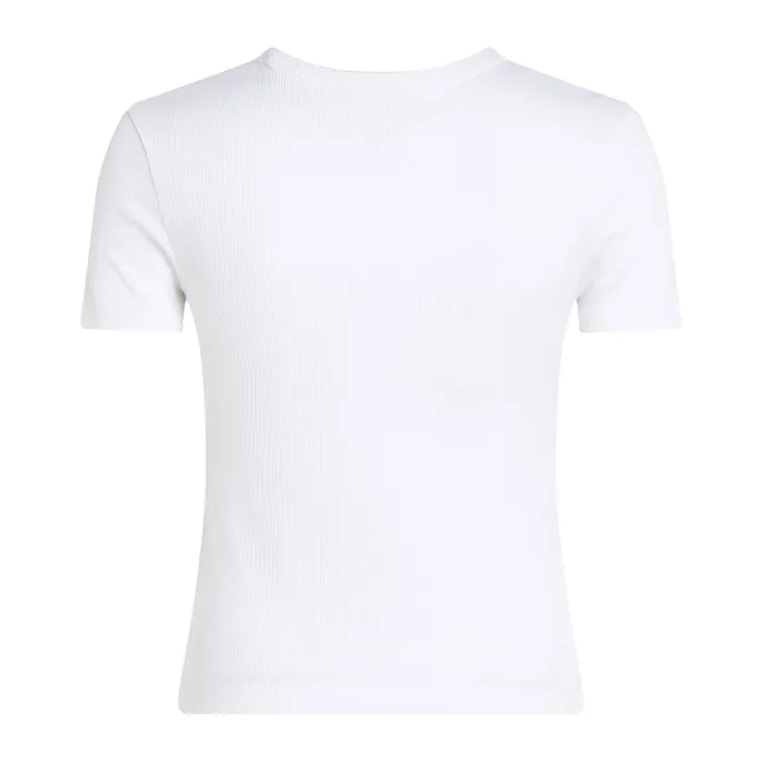 Calvin Klein Woven Label Rib Shirt Dames