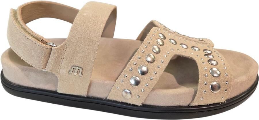 Maruti Elora Suede U00 Sandalen Beige Suede Dames Beige