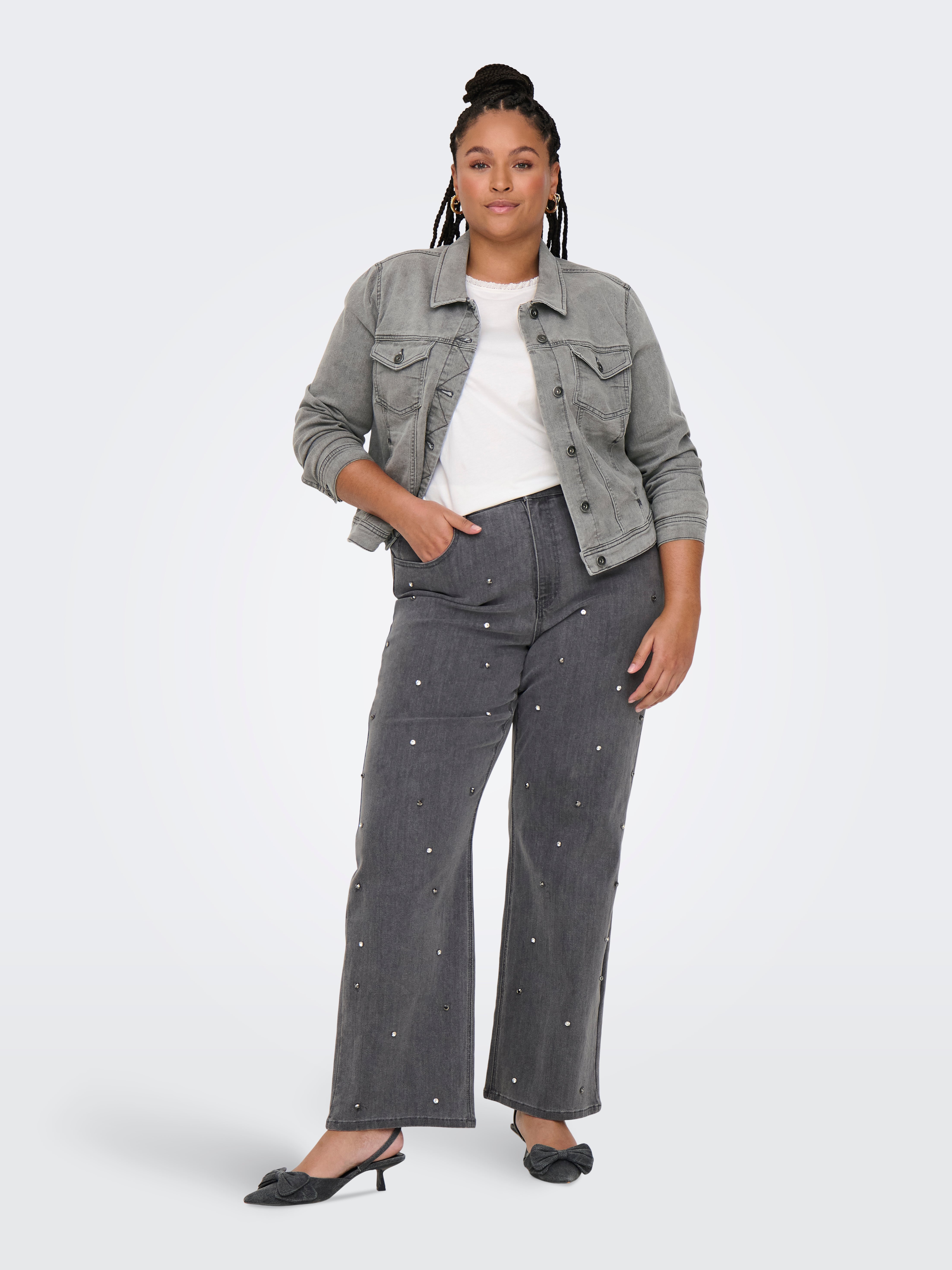 CARWESPA Jeansjacke Medium Grey Denim