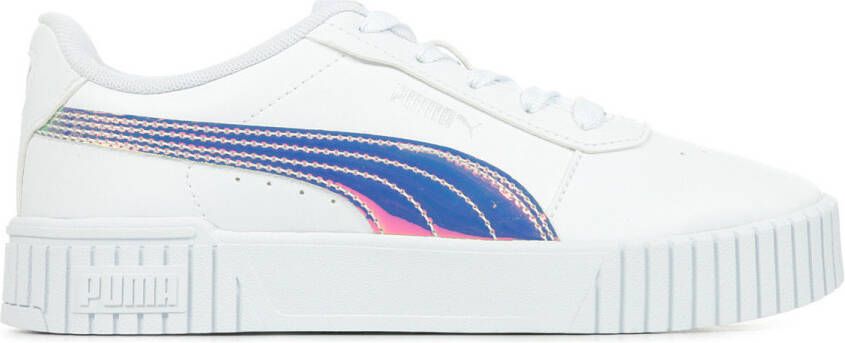 Puma Carino 2.0 sneakers wit metallic zilver