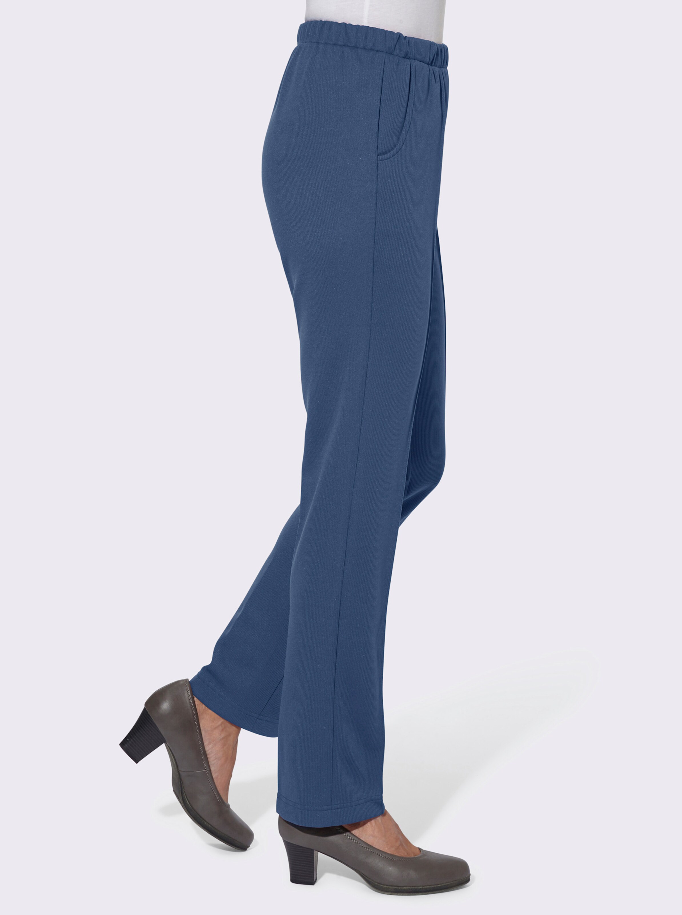 Jerseyhose in Ripp-Qualität