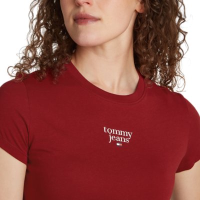 Tee-shirt à manches courtes femme Tjw Slim Essential Logo1 TOMMY HILFIGER