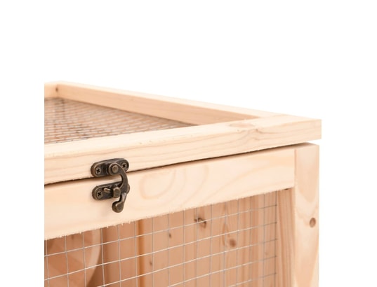 VIDAXL - Cage à hamster 81x40x60 cm bois massif de sapin