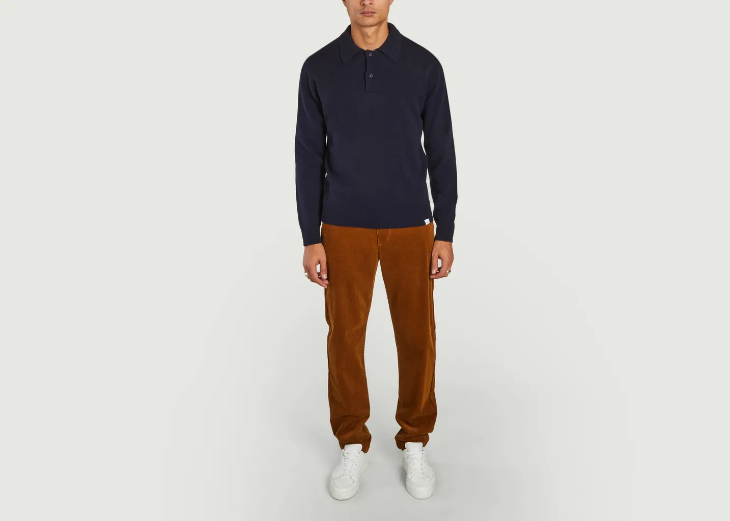 Polo Marco en laine d'agneau Norse Projects