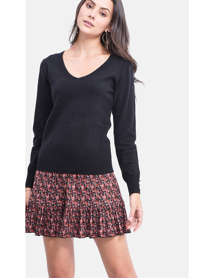 Women's Knit Sweater Black
