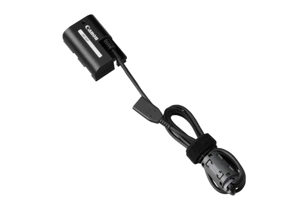 Canon DR-E6P, DC coupler, Canon, Sort, R5 Mark II, 1 stk