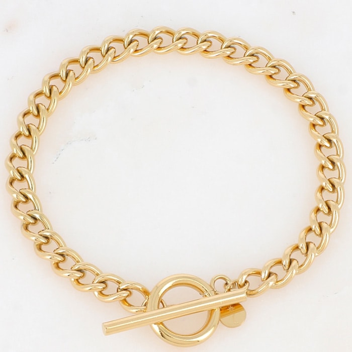 Bracelet - Acier inoxydable doré