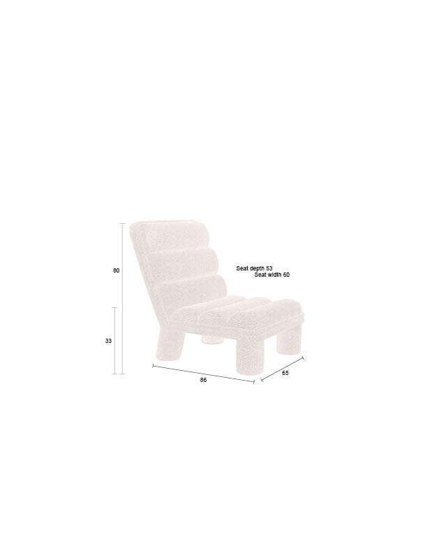 Lounge Chair Fern Black