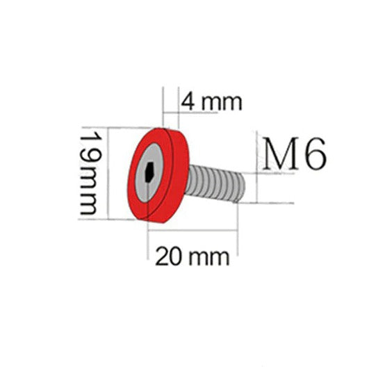 Lot de 10 Vis et Rondelles Custom Weebot  pour Trottinette - Plusieurs Couleurs