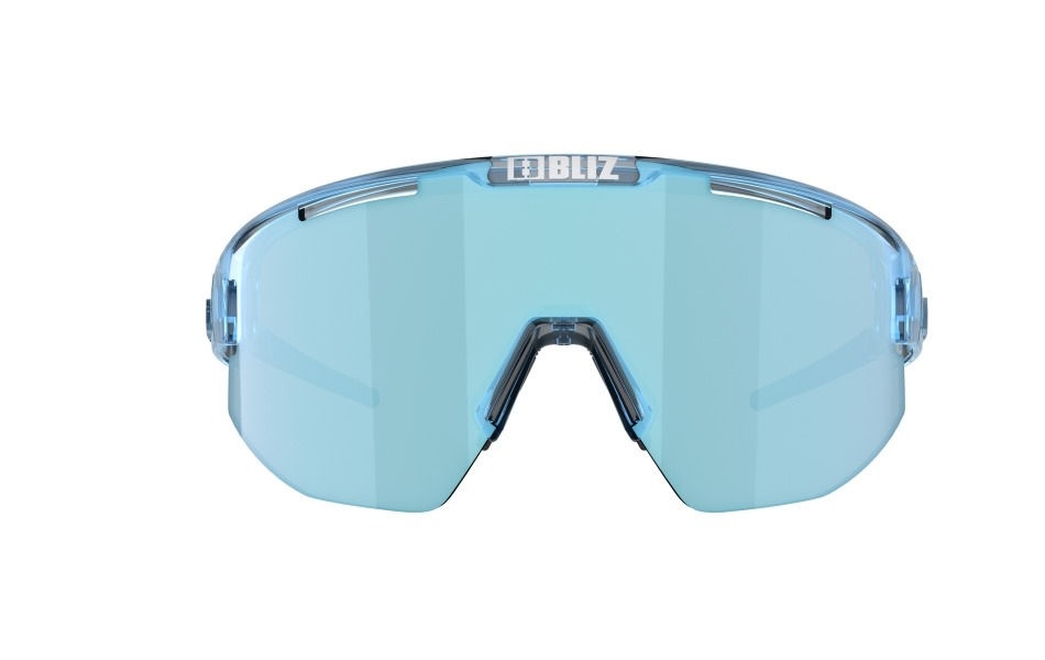Bliz Matrix Cykelbriller Transparant Med Ice Blå Linse