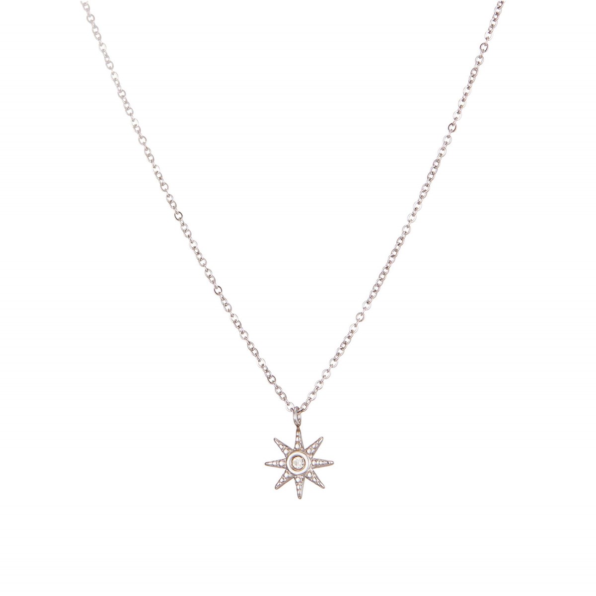 Collier Soleil acier