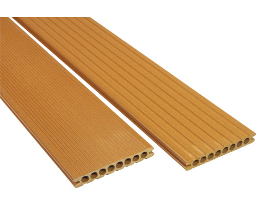 GCC (German Compact Composite) terrasplank, alpine wild beige, 21x145x2000 mm, inclusief Cradle-to-Cradle Gold-certificering