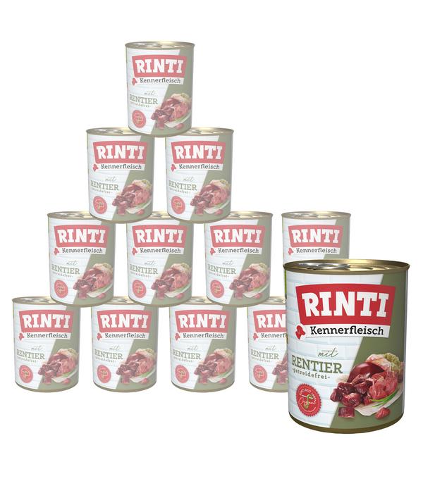RINTI Kennerfleisch Nassfutter für Hunde, 12