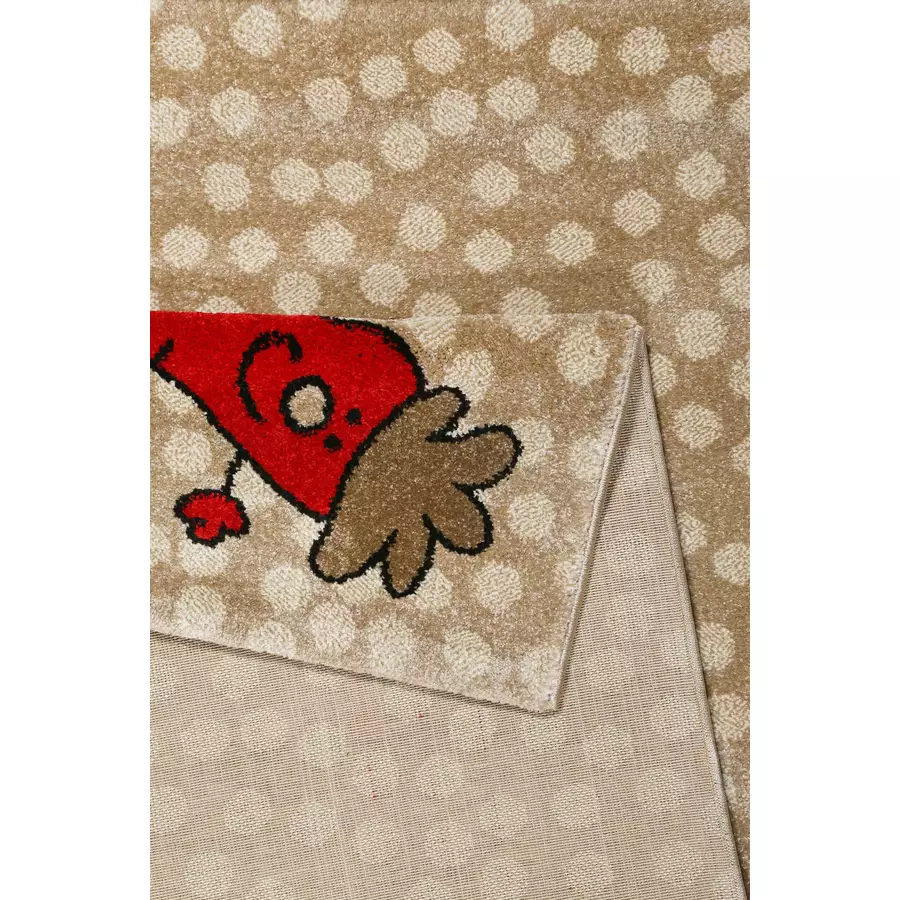 Sigikid Kinderteppich Rainbow Rabbit beige