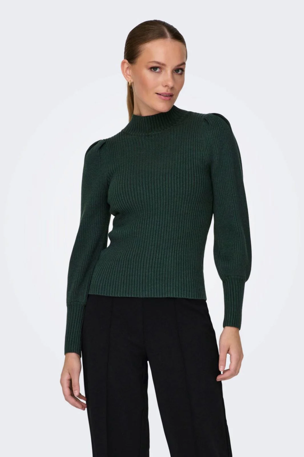 Only Onlkatia L/S Highneck Pullover Knt 4339995 june bug
