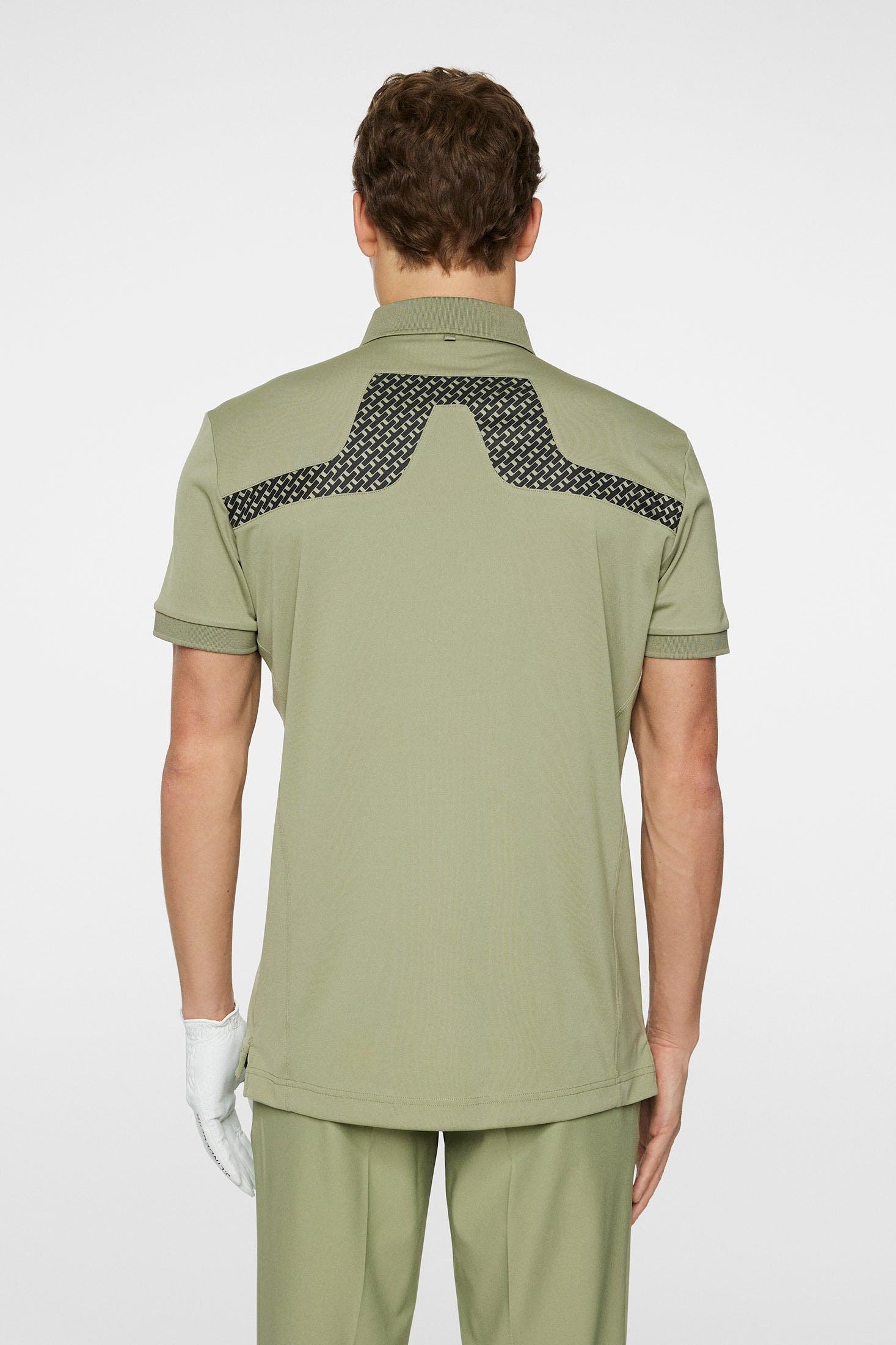 KV Print Polo Herre Tour Geo Olive S