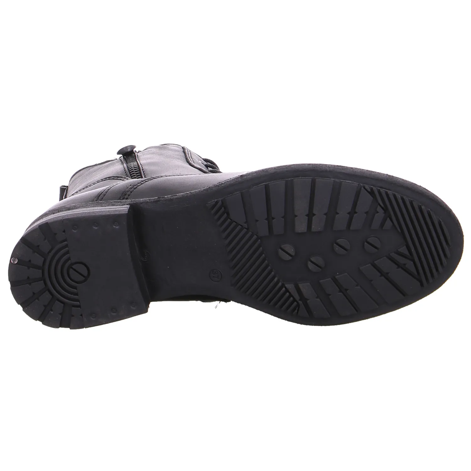 SCHUHENGEL Boot Schwarz Leder