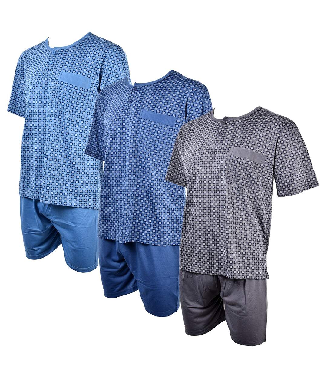 Pyjama Court Homme ECO HOMEWEAR 2863 GRIS