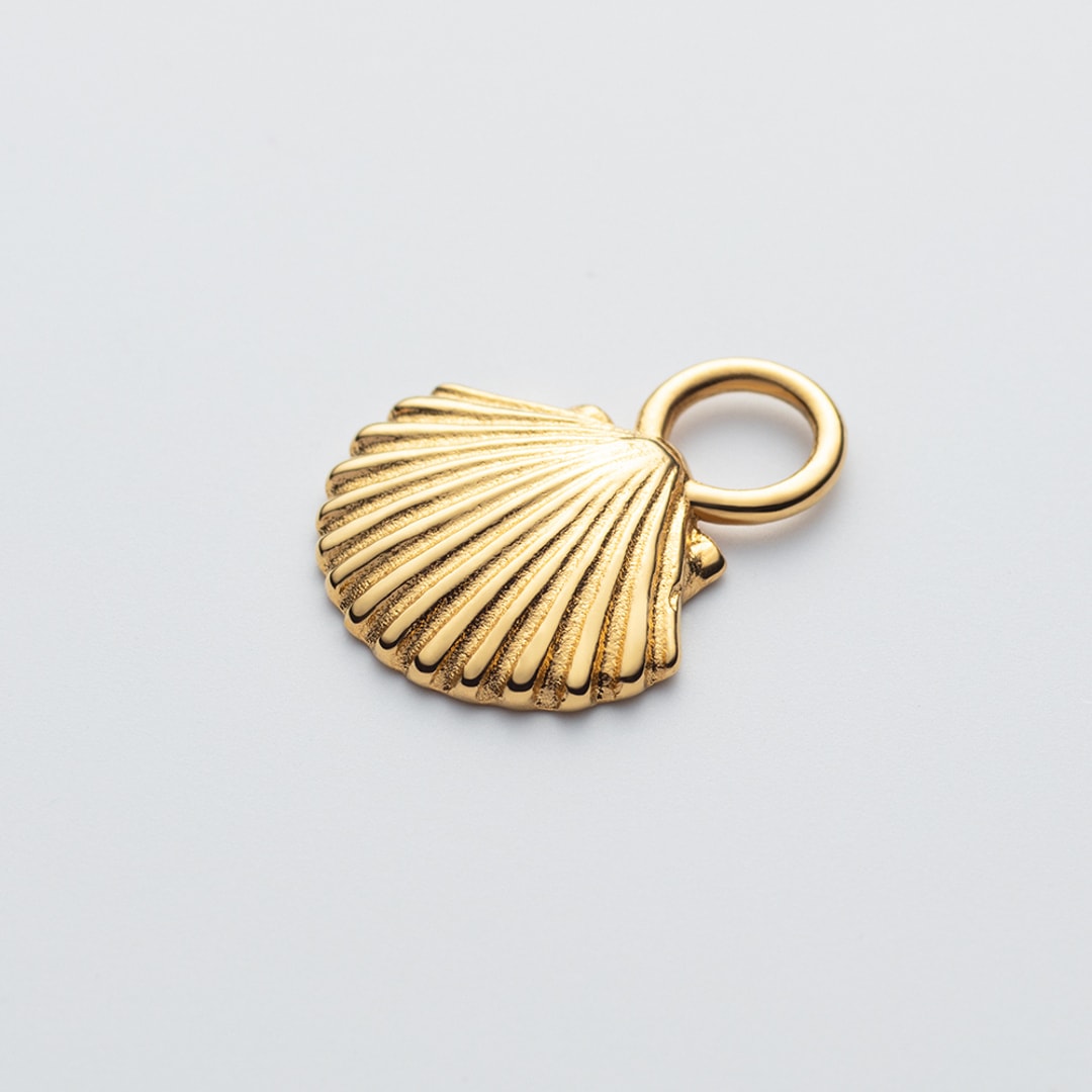 Paul Hewitt Charm Scallop Marinium Ocean Steel Goldig