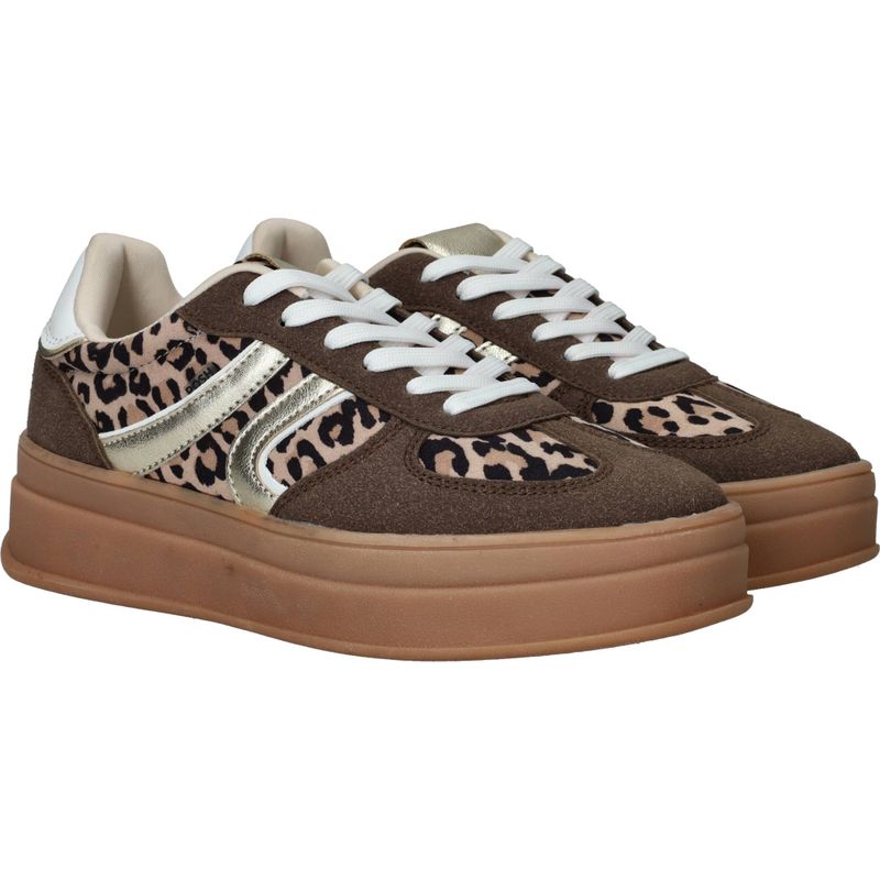 POSH by Poelman Sneakers Bruin Dames