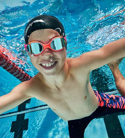 Speedo Schwimmbrillen - BioFuse 2.0 Spiegel Junoir - Orange/Blue