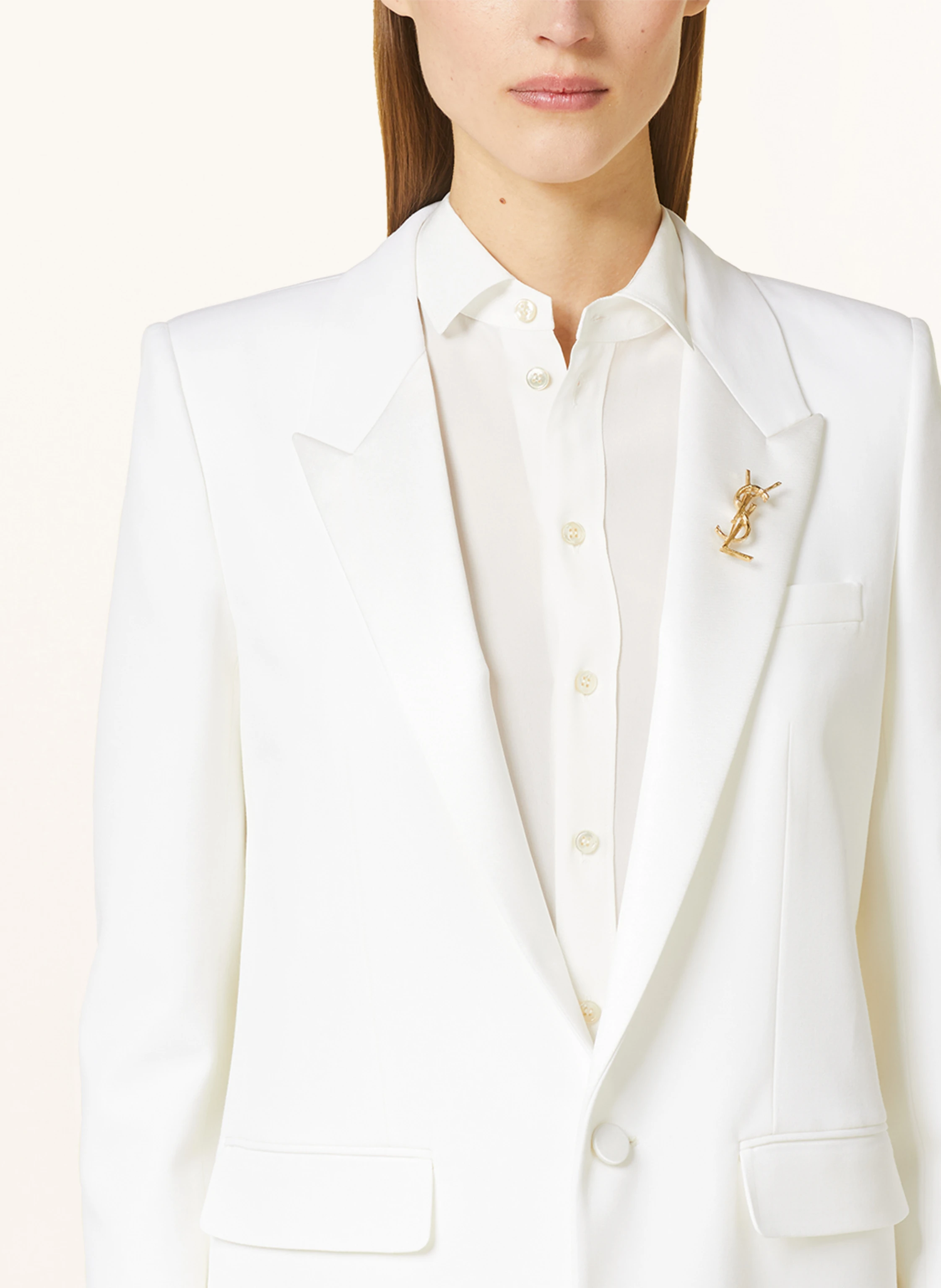 SAINT LAURENT Brosche MONOGRAMME