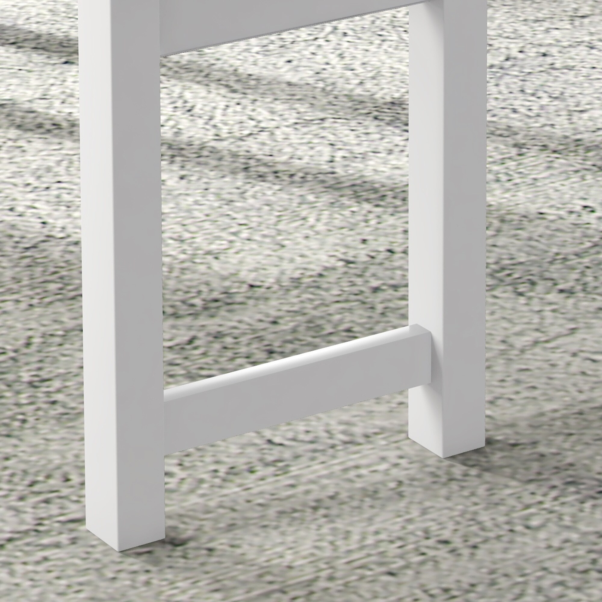 HOMCOM Essgruppe mit 2 gepolsterten Stühlen und einer Bank weiß, grau 108L x 65B x 75H cm
