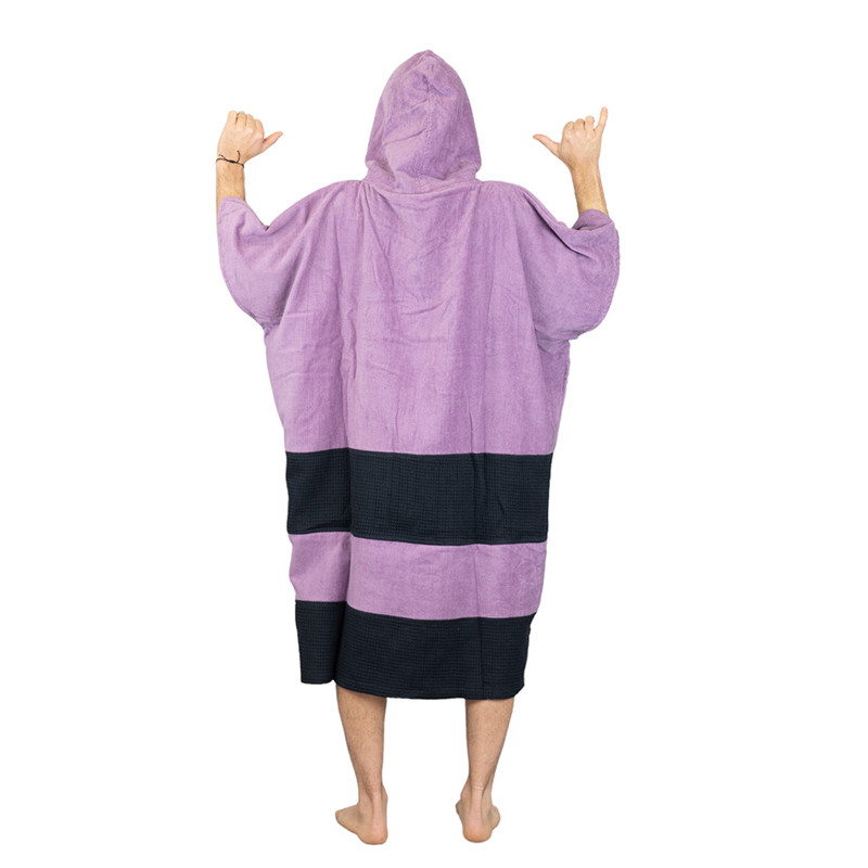 Poncho all-in v flash noir violet