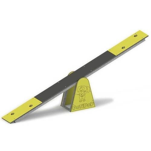 Cadeira de balanço da série Agility, amarela e cinza