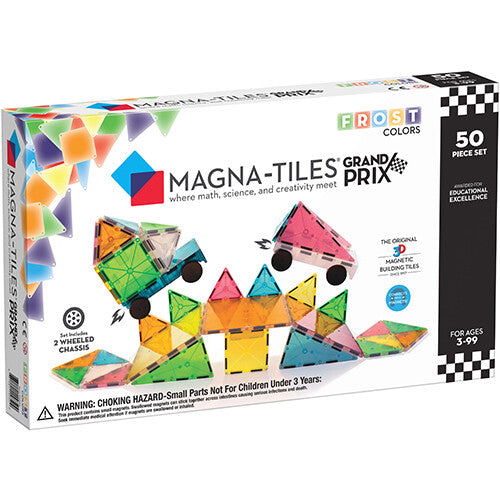 Magna-tiles magnetische tegels frost colors - grand prix - 50st