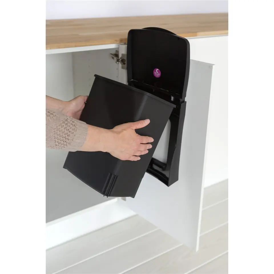 Brabantia Afvalverzamelaar - 10L - Zwart