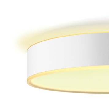 Philips Hue plafondlamp Enrave wit - warm tot koelwit licht 48W - Ø 55 cm - met 1 dimmer switch