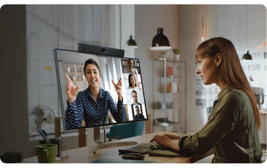 UVC34 USB Video Collaboration Bar All-In-One 4K 30 fps<br>Für kleine und Huddle-Räume und Heimarbeitsszenarien