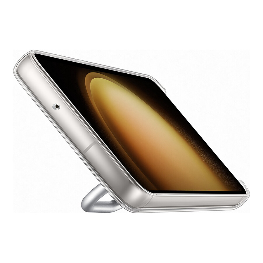 Samsung Coque transparente avec support pour Galaxy S23 FE