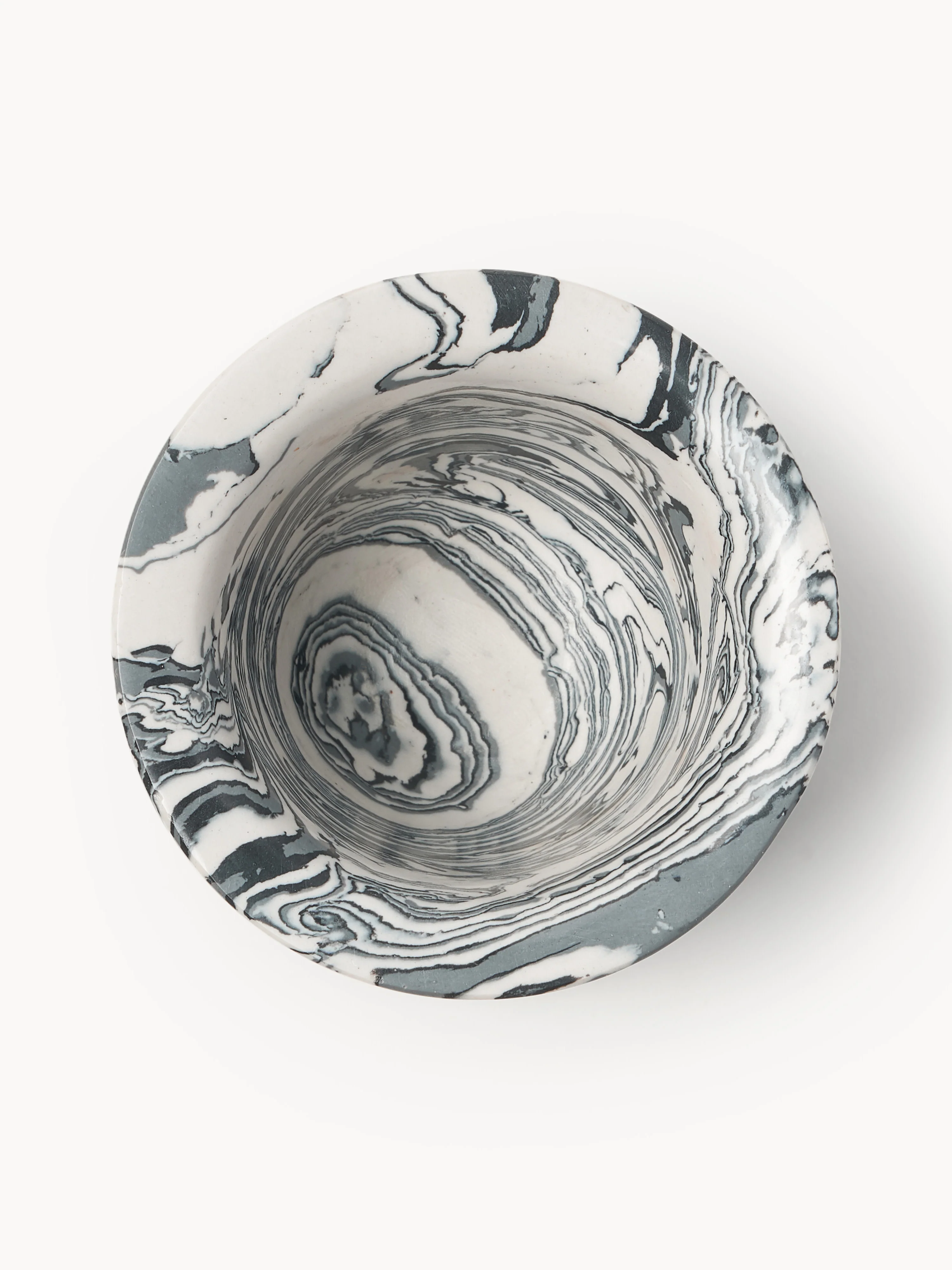 Decoratieve schalen Elara van kunstmarmer, 6-delig