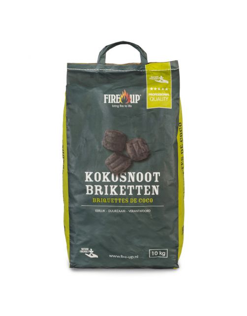 Fire-Up Kokosnootschaalbriket - Barbecue - 10 kg