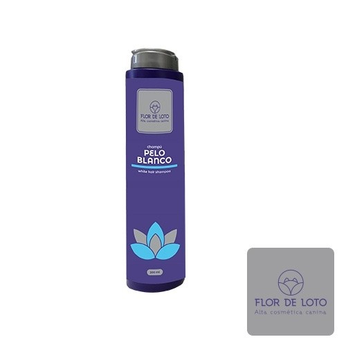 Shampoo para cães de pelo branco, fragrância neutra
