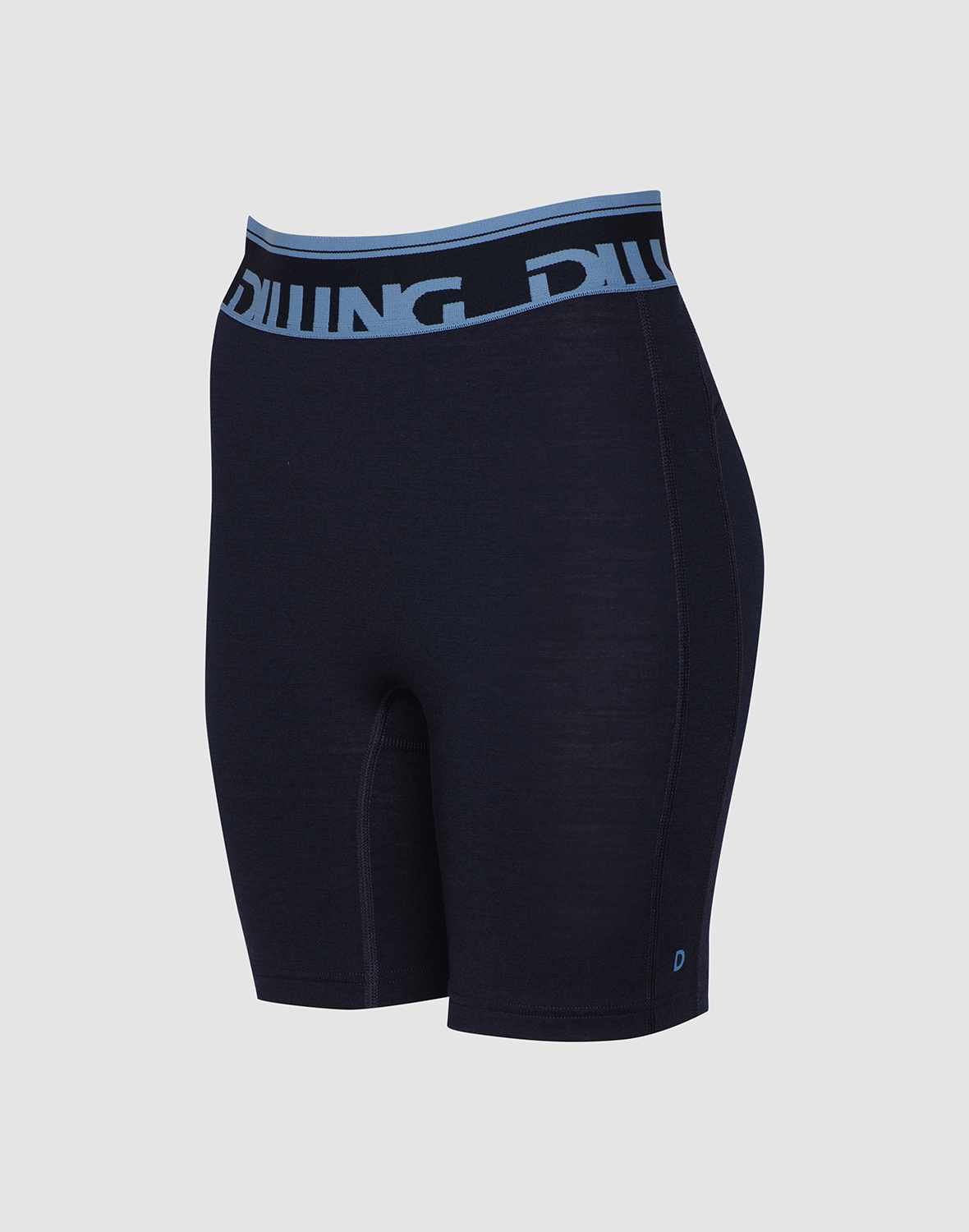 Shorts van merinowol voor dames in Marineblauw