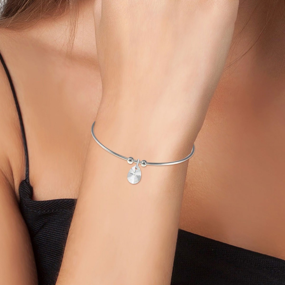 Bracelet SC Crystal orné d'un cristal scintillants